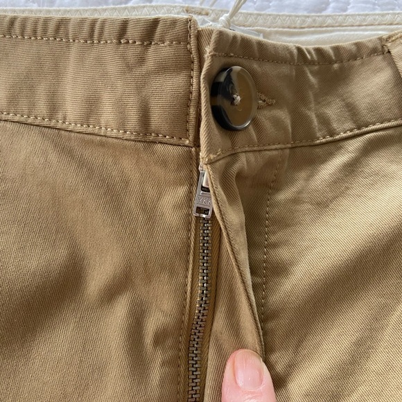 Free Assembly Preppy Academia Chinos Straight Leg Neutral Smart Casual Size 12 - Picture 7 of 12